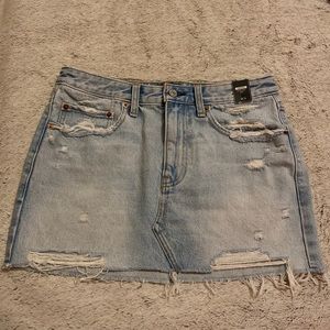 Abercrombie & Fitch Low Rise Micro Mini Skirt